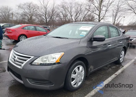 2013 Nissan Sentra S z USA, uszkodzony, nr VIN 3N1AB7AP4DL768496
